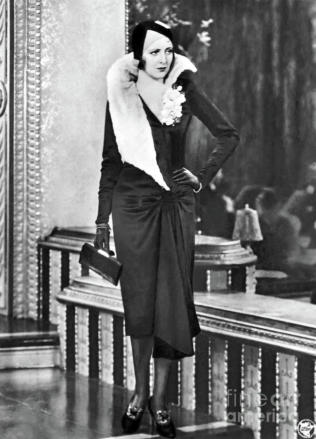 Billie Dove fashion Photograph by Sad Hill - Bizarre Los Angeles Archive