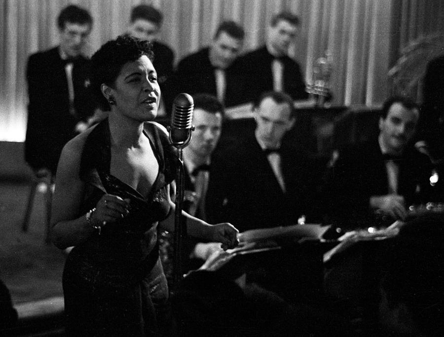 Music Photograph - Billie Holiday by Charles Hewitt