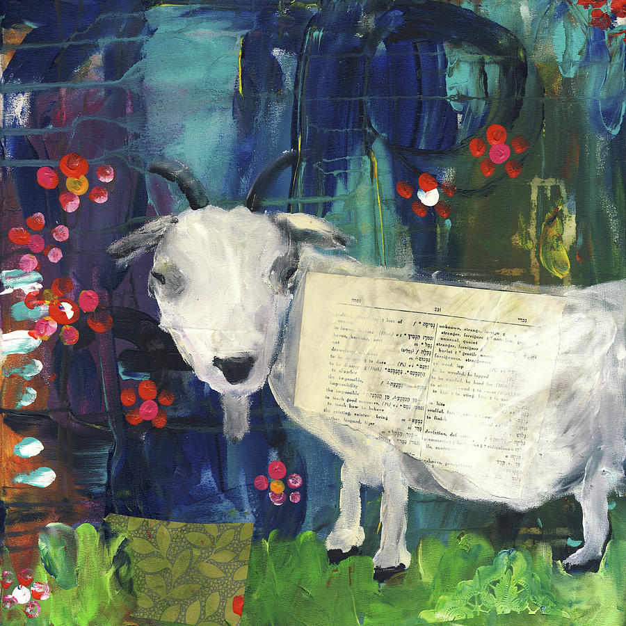 Goat Painting - Billy Goat by Susie Lubell Goat Painting - Billy Goat by Susie Lubell