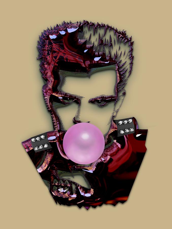 Billy Idol Mixed Media by Marvin Blaine