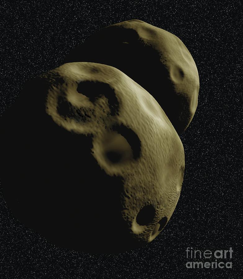 Binary Asteroid Photograph by Tim Brown/science Photo Library