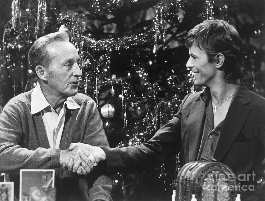 Bing Crosby And David Bowie Photograph by Bettmann