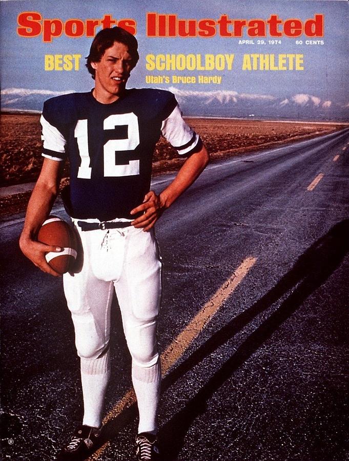Bingham High School Qb Bruce Hardy Sports Illustrated Cover Photograph by Sports Illustrated