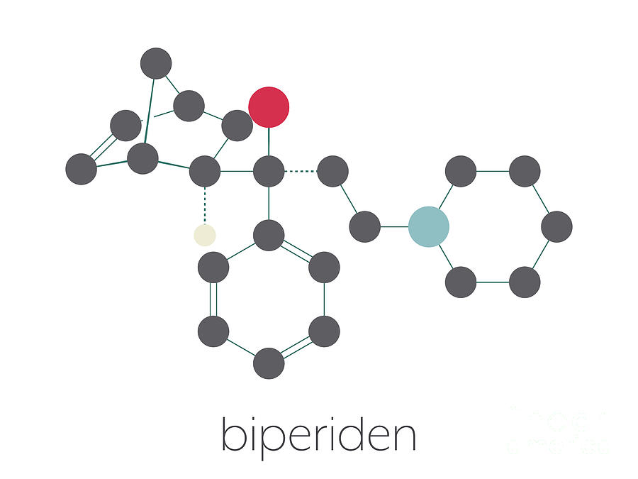 Biperiden Parkinsons Disease Drug Molecule By Molekuulscience Photo