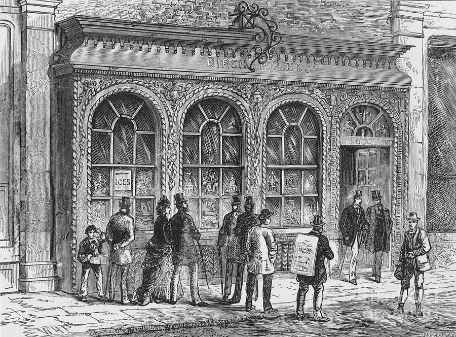Birchs Confectionery Shop, Cornhill Drawing by Print Collector