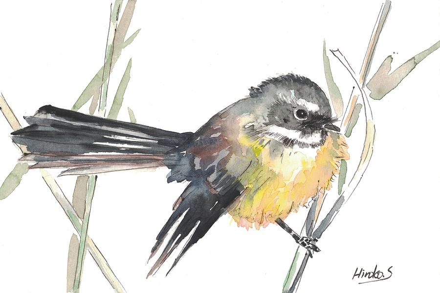 Bird #1 Painting by Hiroko Stumpf