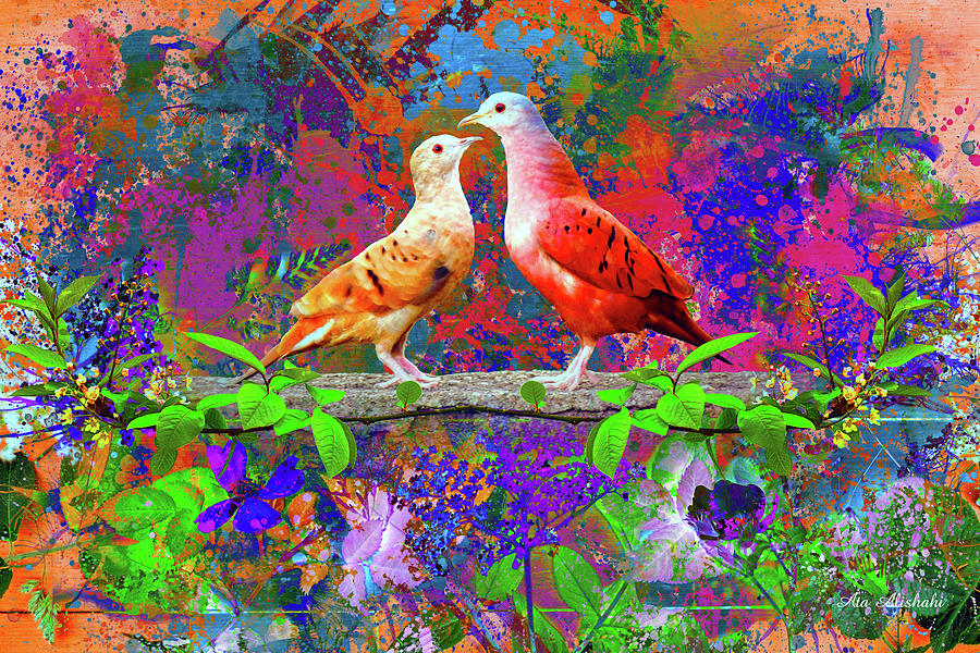 Bird Mixed Media - Bird Collection 7 by Ata Alishahi