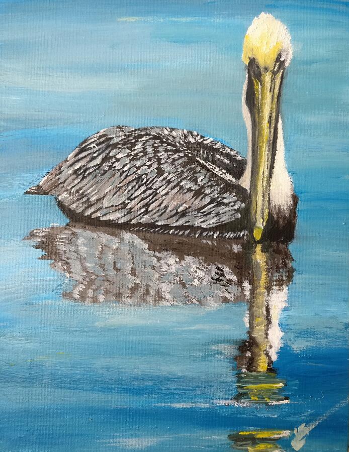 Bird In Waiting Painting