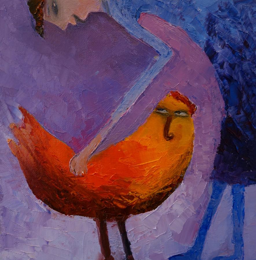 Birdgirl Painting by Suzy Norris