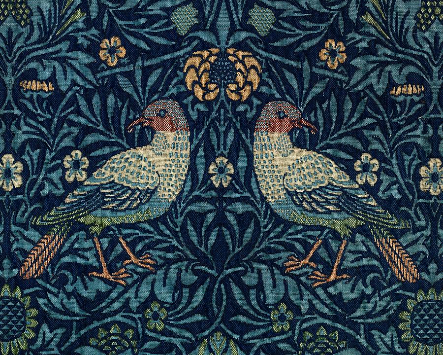 Birds by William Morris  1834-1896  3 Painting by Celestial Images