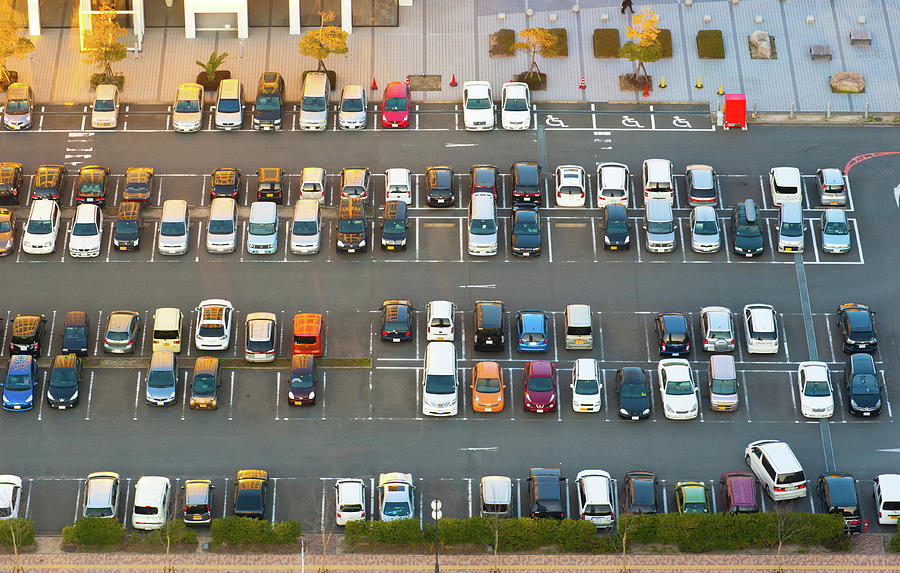 Birds Eye View Of Vehicles Photograph by Expresso
