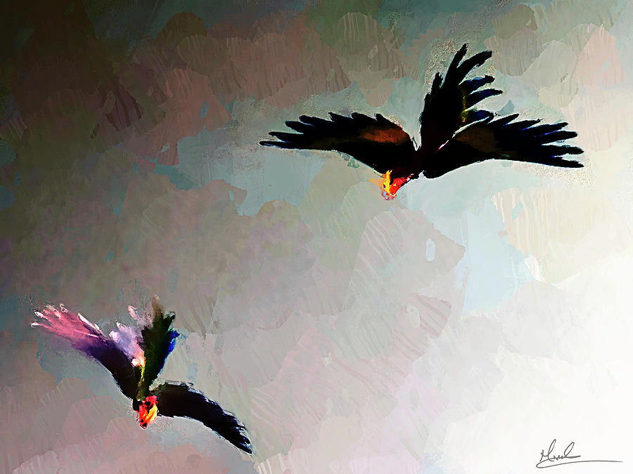 Birds I Photograph by GW Mireles