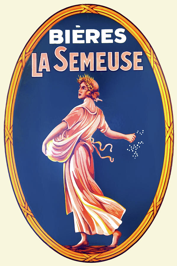 Beer Painting - Bires La Semeuse by Unknown