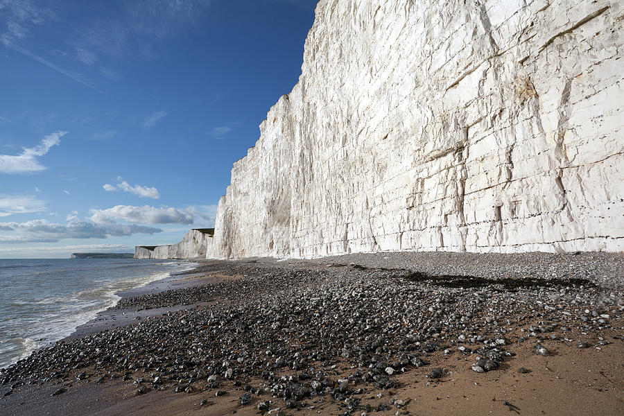 Birling Gap Beach And Seven Sisters Photograph by Andrea Ricordi, Italy