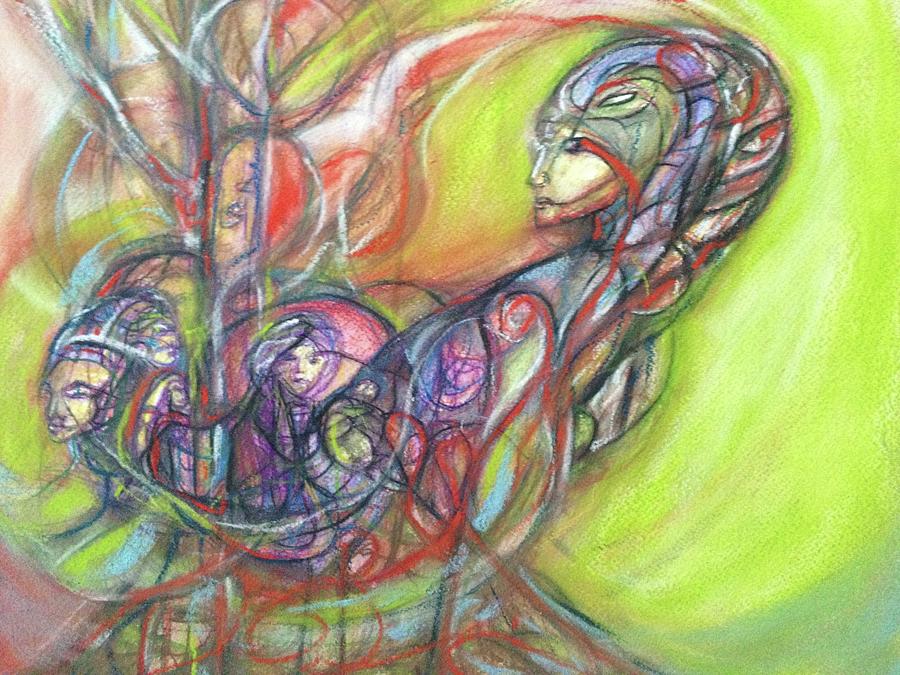 Birth Mixed Media by Joy Beckler Birth Mixed Media by Joy Beckler