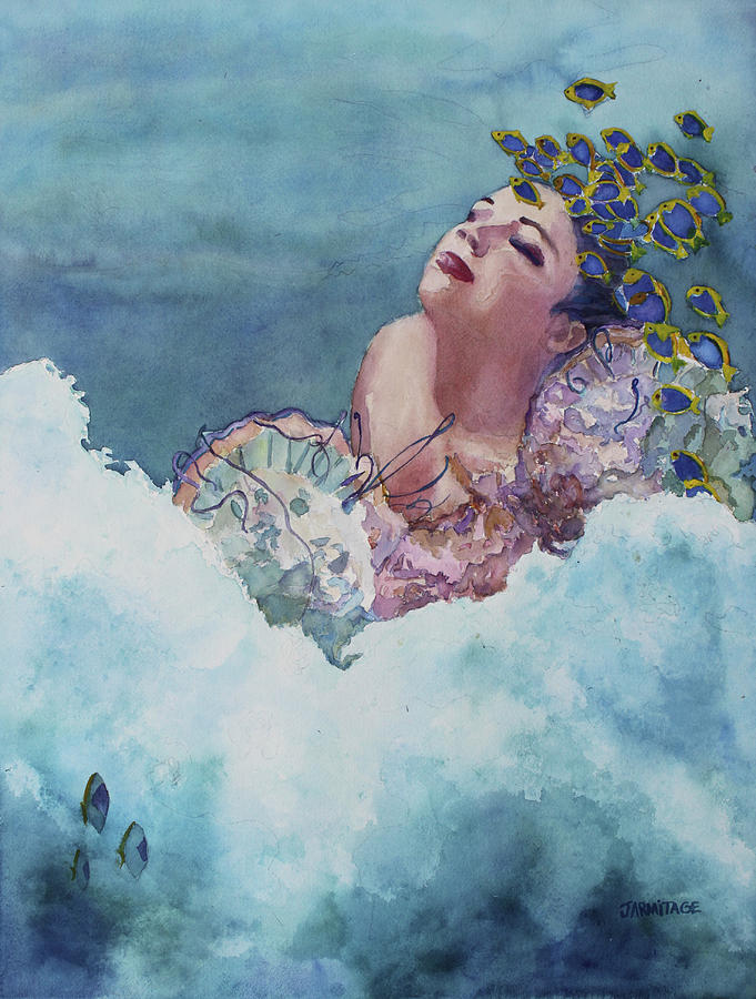 Birth of Venus Two Painting by Jenny Armitage