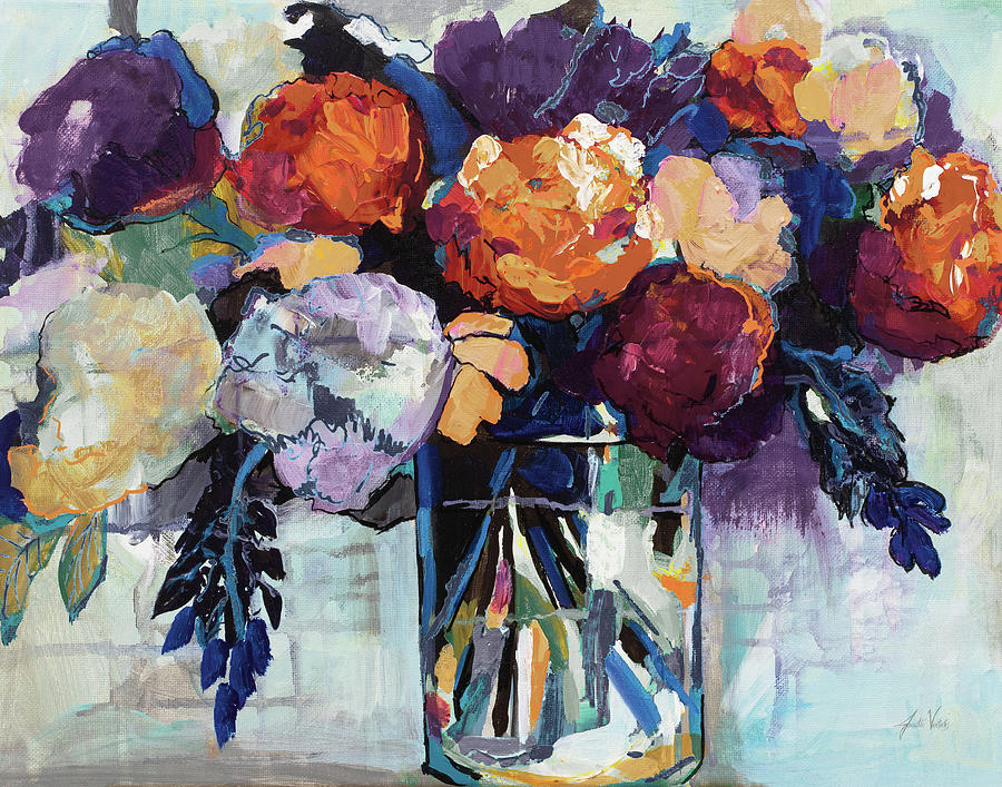 Birthday Celebration Crop Autumn Painting by Jeanette Vertentes