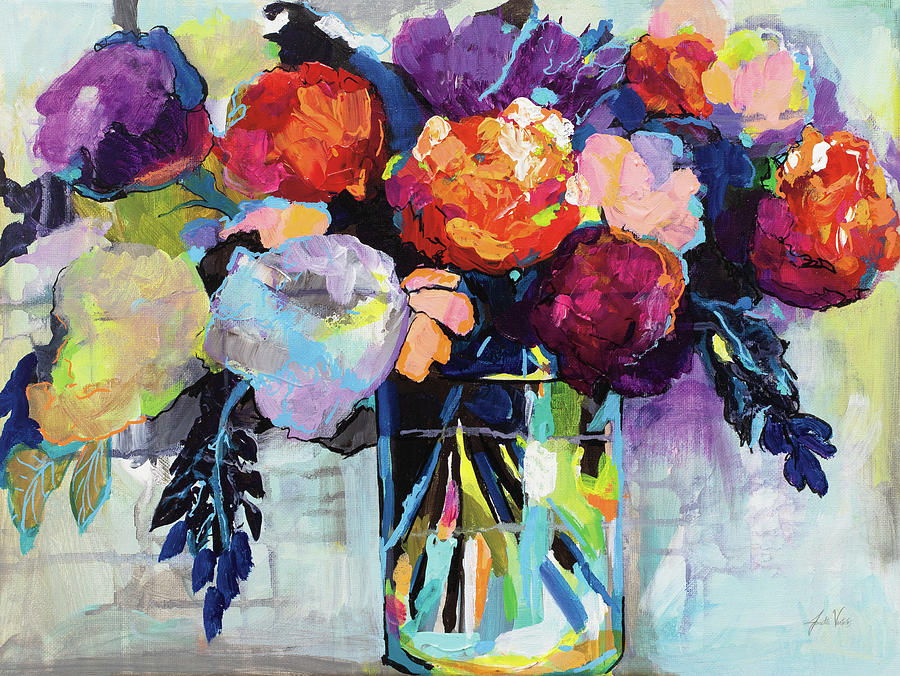 Birthday Celebration Painting by Jeanette Vertentes - Fine Art America