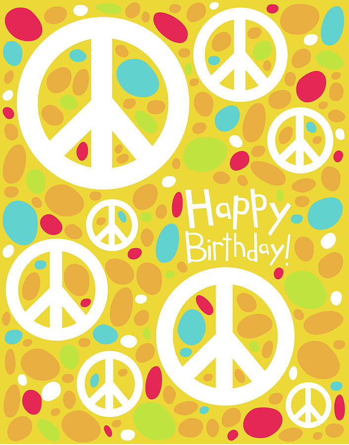 Birthday Peace Digital Art by Holli Conger