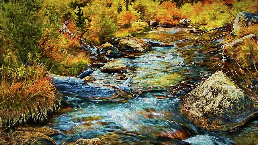 Bishop Creek High Sierra Digital Art by Russ Harris