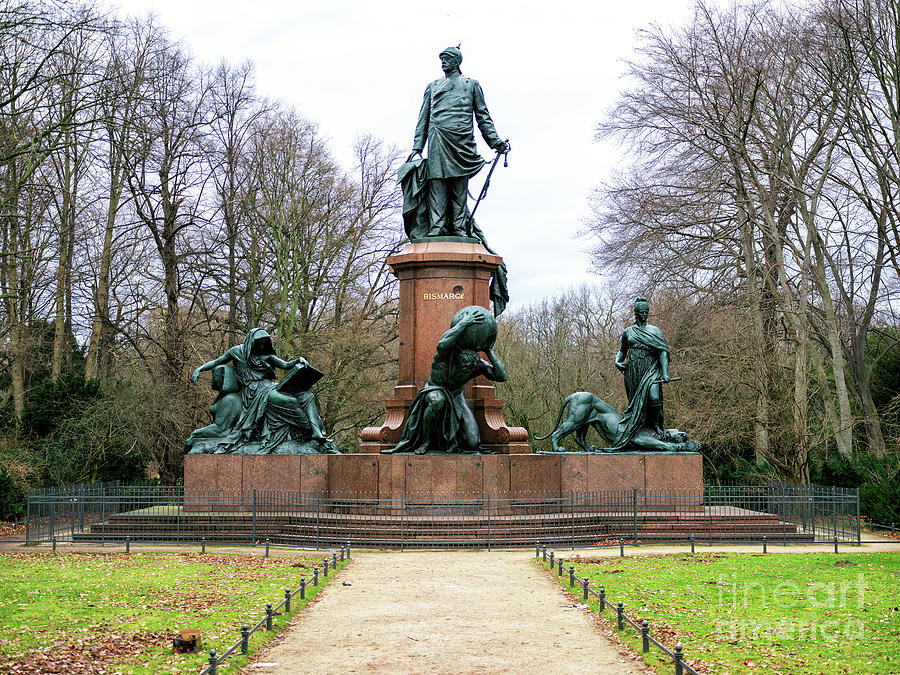 Bismarck Memorial at the Tiergarten Berlin Photograph by John Rizzuto
