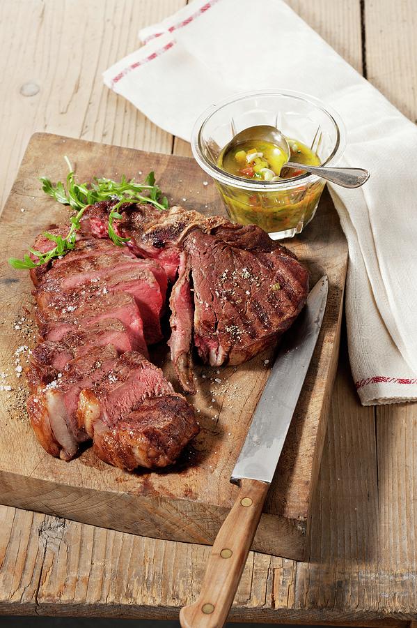 Bistecca Alla Fiorentina beef Steak, Florence, Italy Photograph by ...