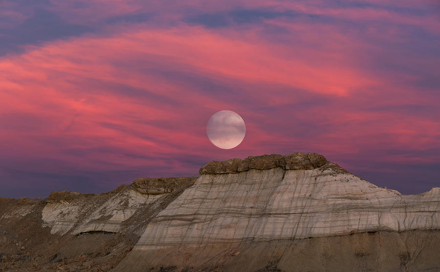 Bisti Moon Photograph by Kathleen Bishop