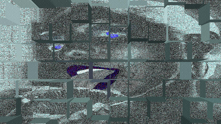 Abstract Photograph - Biz Blue by Russell Jenkins Abstract Photograph - Biz Blue by Russell Jenkins