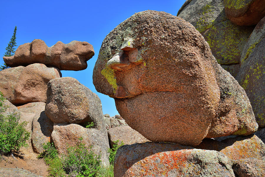 Bizarre Boulders of Vedauwoo Rocks Photograph by Ray Mathis