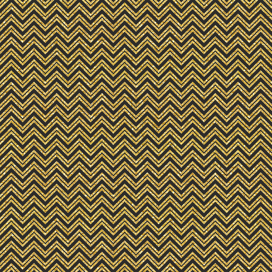 gold chevron wrapping paper