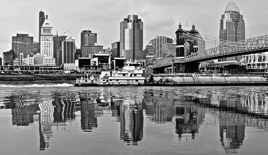 Black and Monochrome Cinci Photograph by Frozen in Time Fine Art Photography