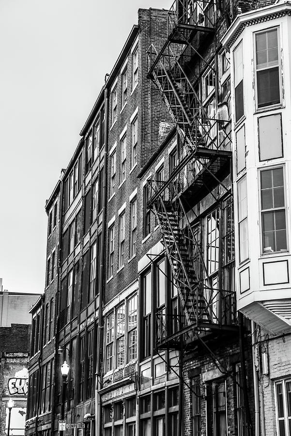 Black And White Apartment Building by Dan Sproul Black And White Apartment Building by Dan Sproul