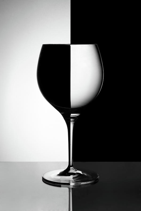 Black And White Cup Photograph by Alvaro Pérez