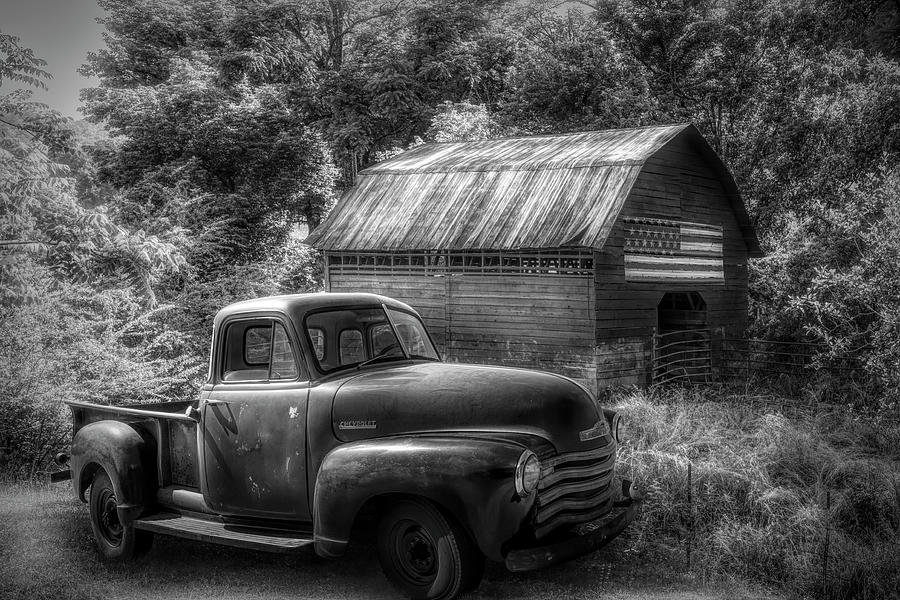 Black and White in the Country Photograph by Debra and Dave Vanderlaan