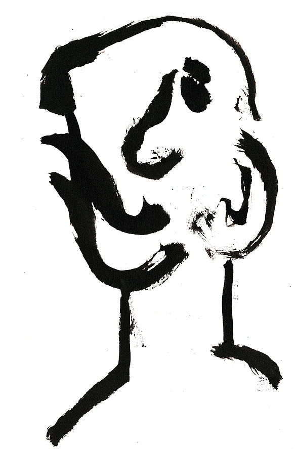 Black and White Ink Sketch 5 Drawing by Edgeworth Johnstone
