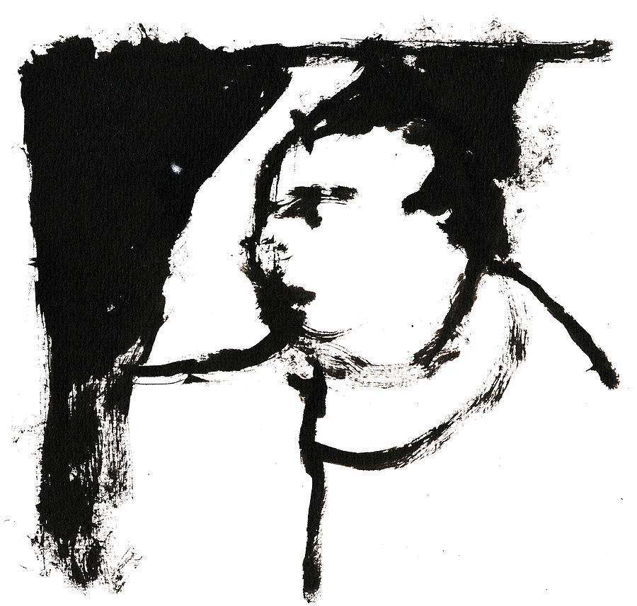 Black and White Ink Sketch 9 Drawing by Edgeworth Johnstone