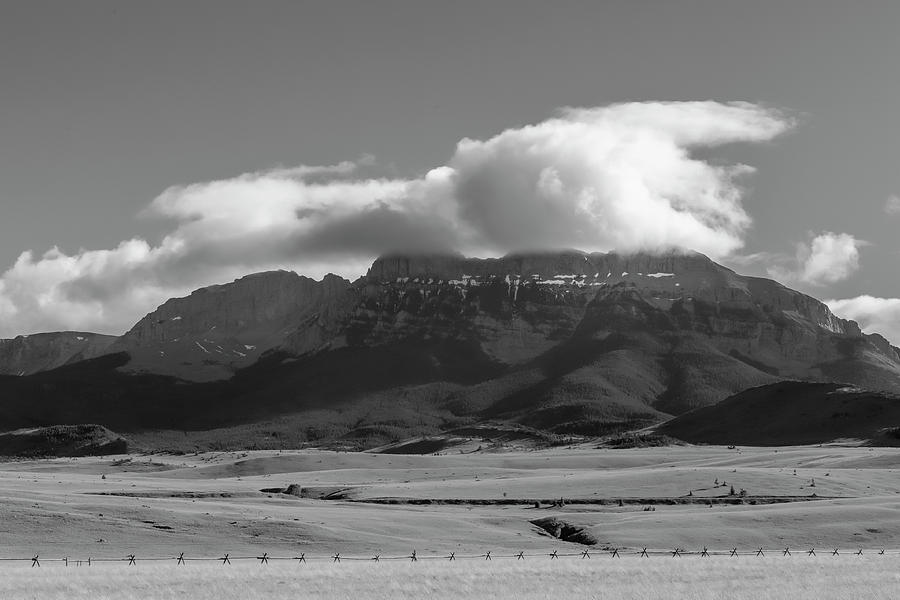 Black And White Of Sun Valley Canyon 2014-2 Photograph