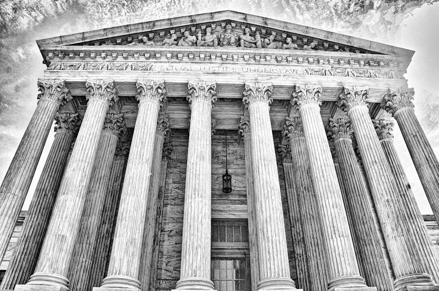 black and white court vision