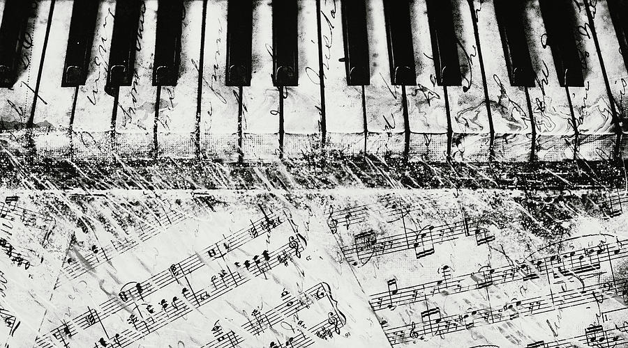 piano keys paintings