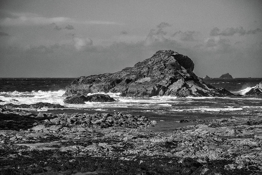 Black and White Rocks Photograph by Mark Hunter