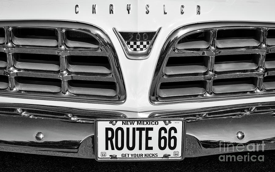 Black and White Route 66 Photograph by Dennis Hedberg