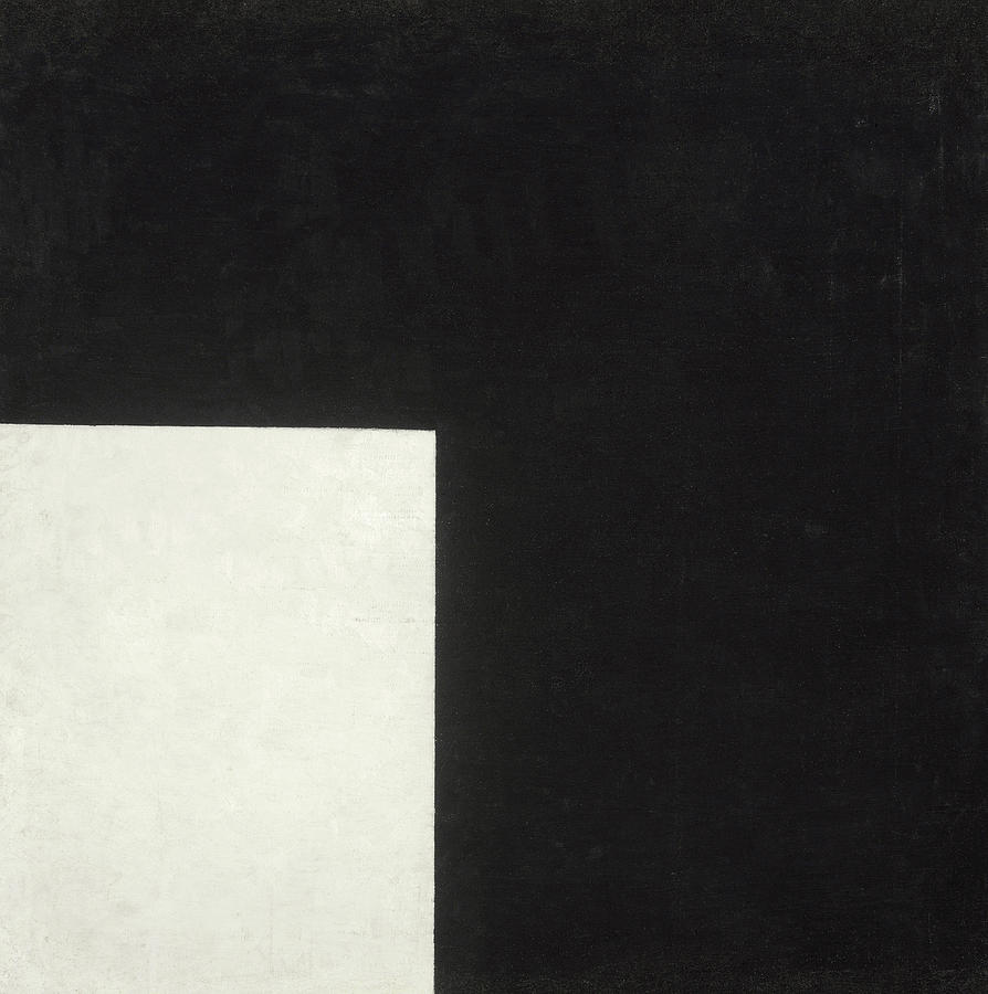 Download Black and White Suprematist Composition 1915 Painting by Kazimir Malevich