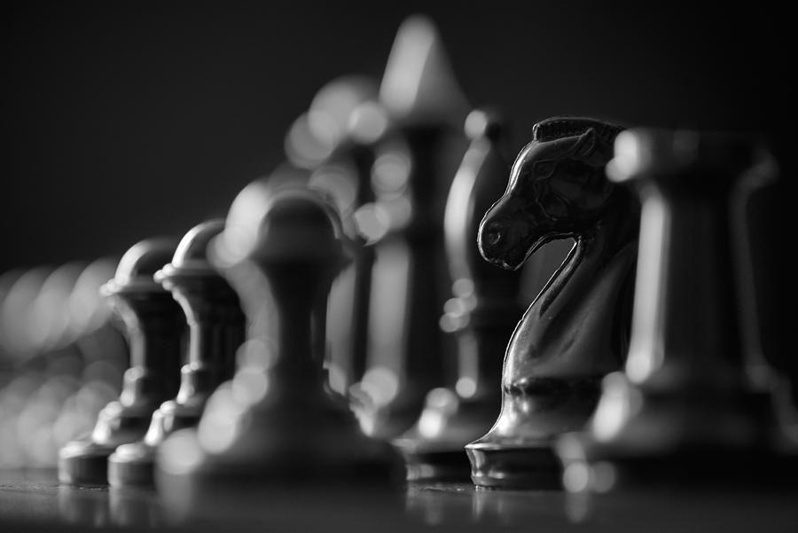 Chess Photograph - Black Army by Andrii Kazun