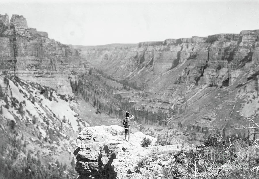 Black Canyon, Circa 1905 Photograph by Edward Sheriff Curtis