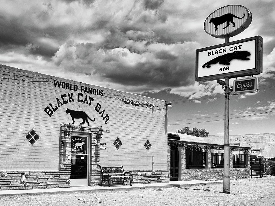 Black Cat Bar Photograph by Dominic Piperata