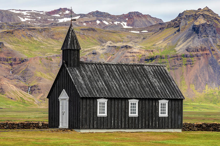 Black Church Of Iceland Photograph