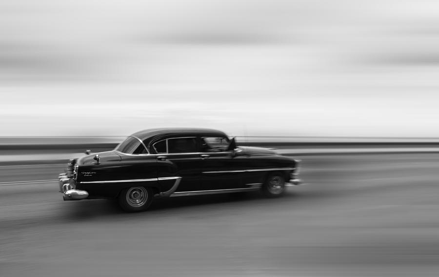 Black Classic Car Photograph by Emma Zhao