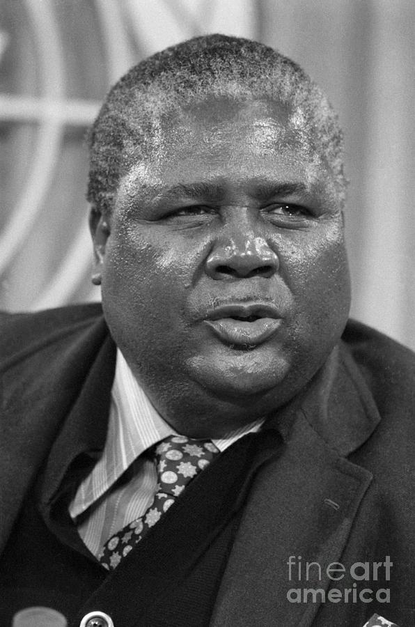 Black Guerrilla Leader Joshua Nkomo Photograph by Bettmann