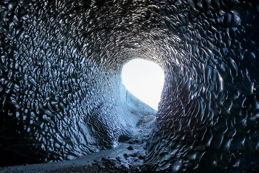 Black Ice Cave - Iceland Photograph by Joana Kruse