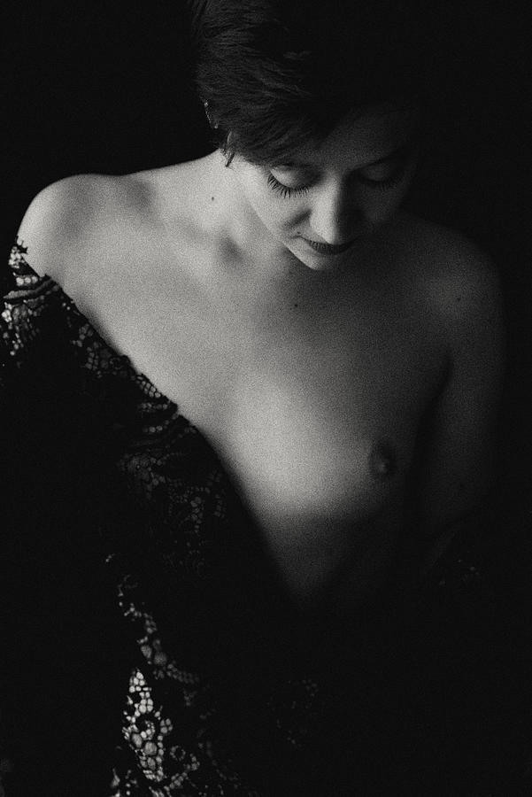 Portrait Photograph - Black Lace by Stefan Alen